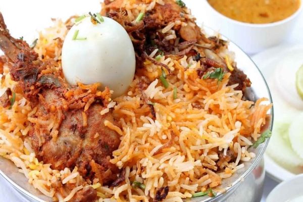 Chicken jhal shahi biryani