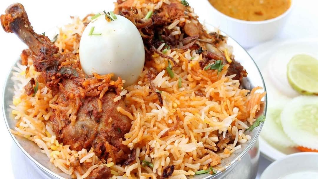 Chicken jhal shahi biryani