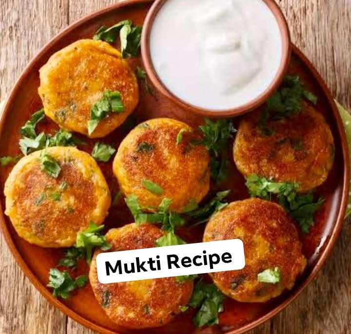 Yogurt potato tikki