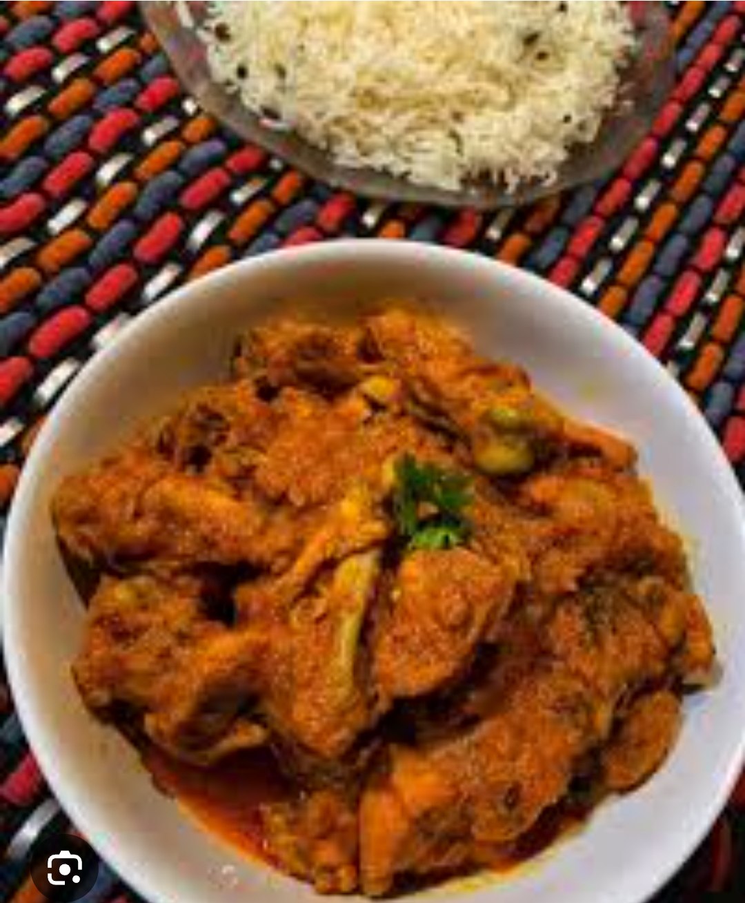 Chicken jhal Bhuna