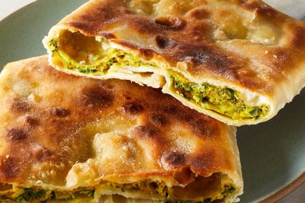 Stuffed mughlai paratha delight