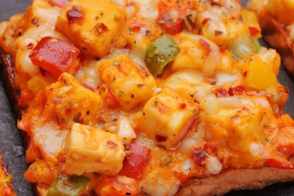 Tasty Paneer Bread Snack