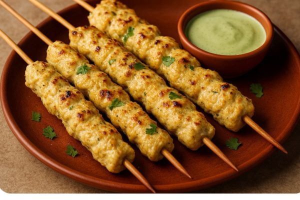 Chicken silky kebab recipe
