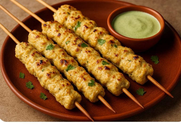 Chicken Silky Kebab Recipe